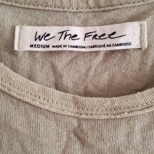 Free People Medium Light Green Shirt